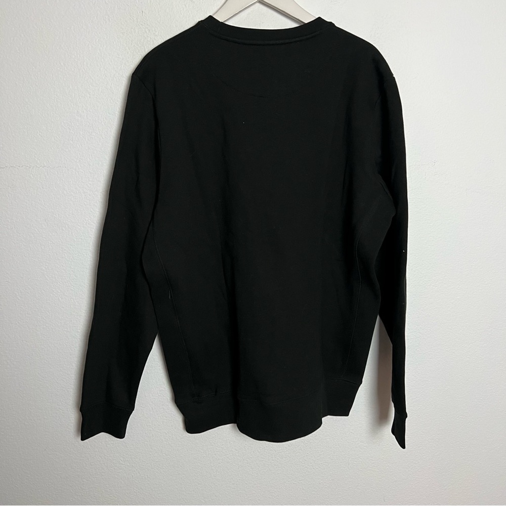 NEW Original Favorites Men’s Solid Black Crewneck Sweatshirt Size Large - Picture 9 of 9